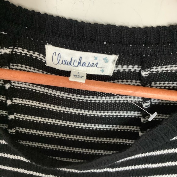 CLOUD CHASER Knit Striped Sweater Size Large NWT - Picture 2 of 10